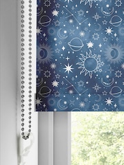 Azure Blue Moon Made To Measure Roller Blind - Image 3 of 6