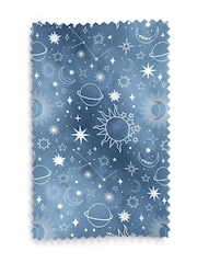 Azure Blue Moon Made To Measure Roller Blind - Image 4 of 6