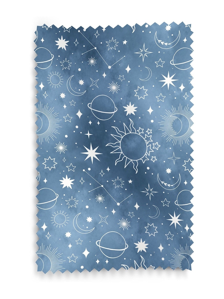 Azure Blue Moon Made To Measure Roller Blind - Image 5 of 5