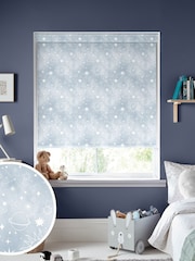 Cloud Blue Moon Made To Measure Roller Blind - Image 1 of 7