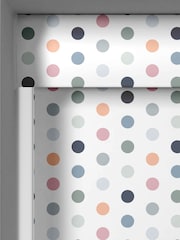 White Polka Dots Made To Measure Roller Blind - Image 2 of 6