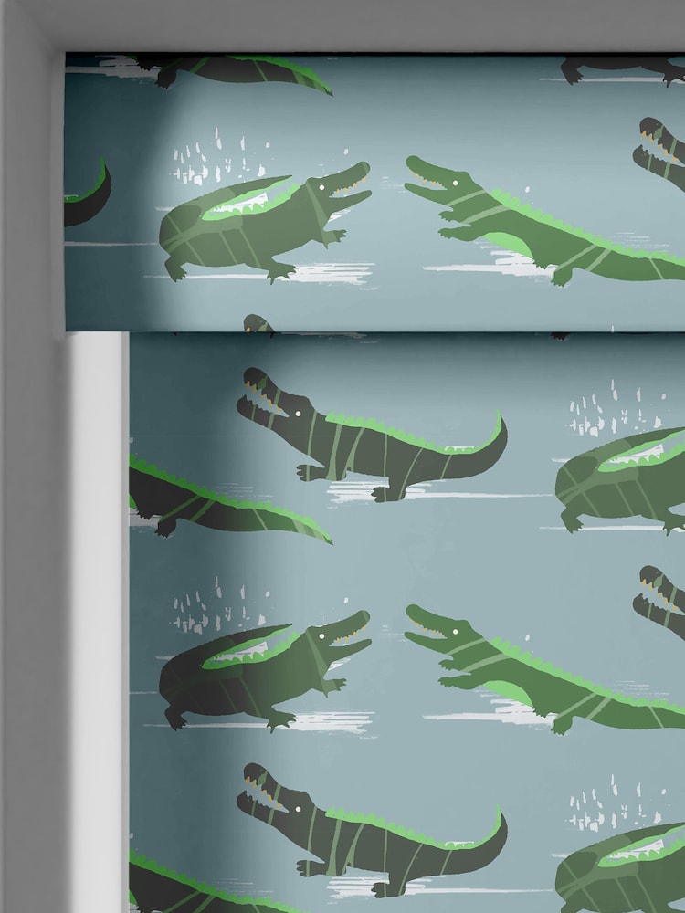 River Blue Crocs Made To Measure Roller Blind - Image 2 of 6