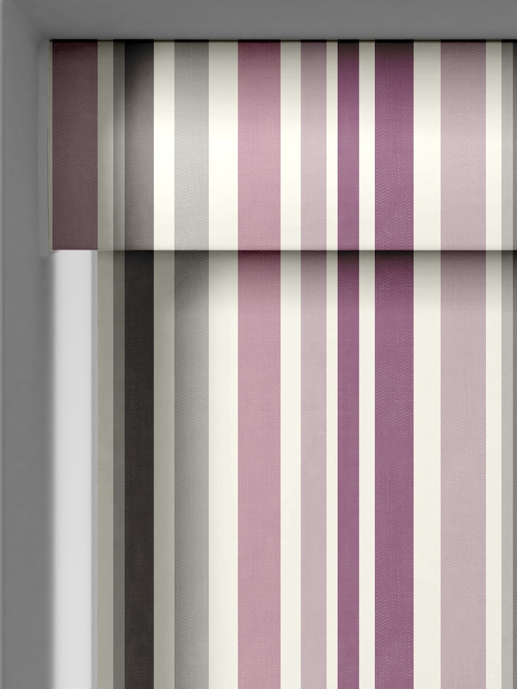 Pink Stripe Made To Measure Roller Blind - Image 2 of 6