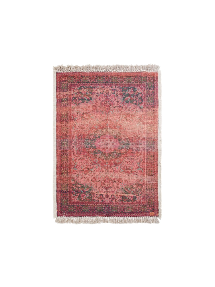 French Connection Red Large Recycled Cassis Rug - Image 1 of 1 French Connection Red Large Recycled Cassis Rug - Image 1 of 1