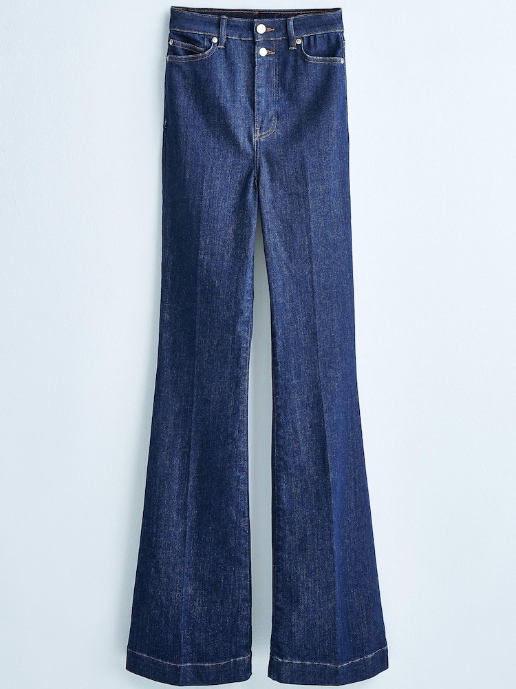 Bleu 70s - Propre. Jeans évasées à taille ultra haute - Image 5 of 9