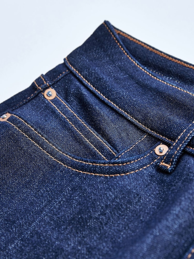 Own. 70s Blue High Waist Wide Leg Jeans - Image 4 of 7