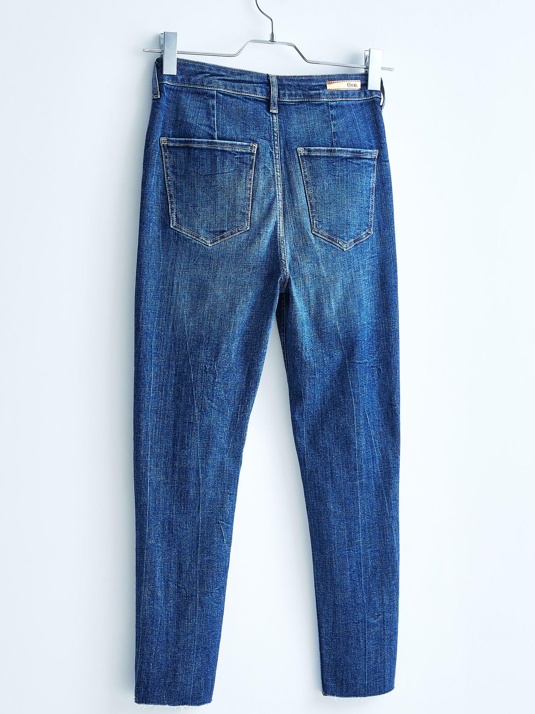 Buy Indigo Blue High Waist 90s Ankle Skinny Jeans from Next Luxembourg