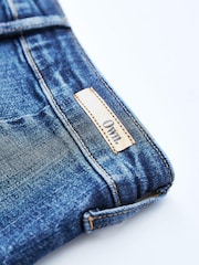 Indigo Blue High Waist 90s Ankle Skinny Jeans - Image 7 of 9