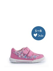 Start-Rite x JoJo Chums Lion Nubuck Leather Rip-Tape Trainers - Image 1 of 6