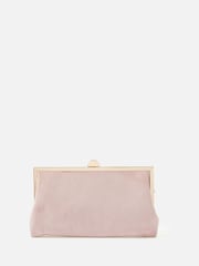 Bolso cartera de antelina con cierre de boquilla de Accessorize - Imagen 1 de 2