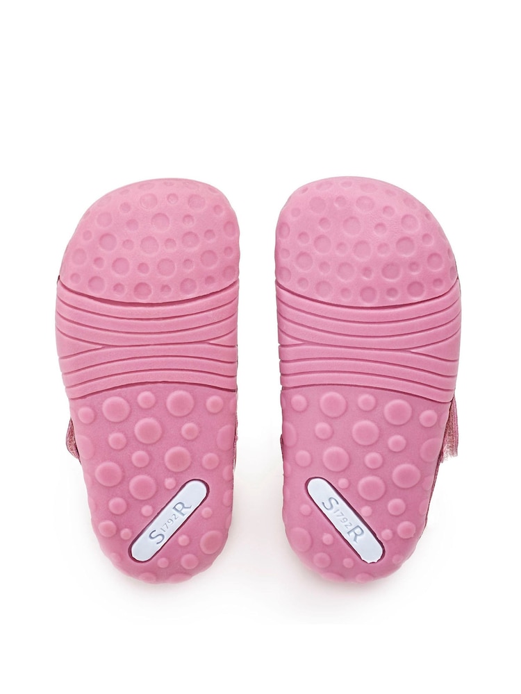 Start-Rite Wiggle Pink Leather Bow T-Bar Pre-Walker Baby Shoes F & G Fit - Image 6 of 6