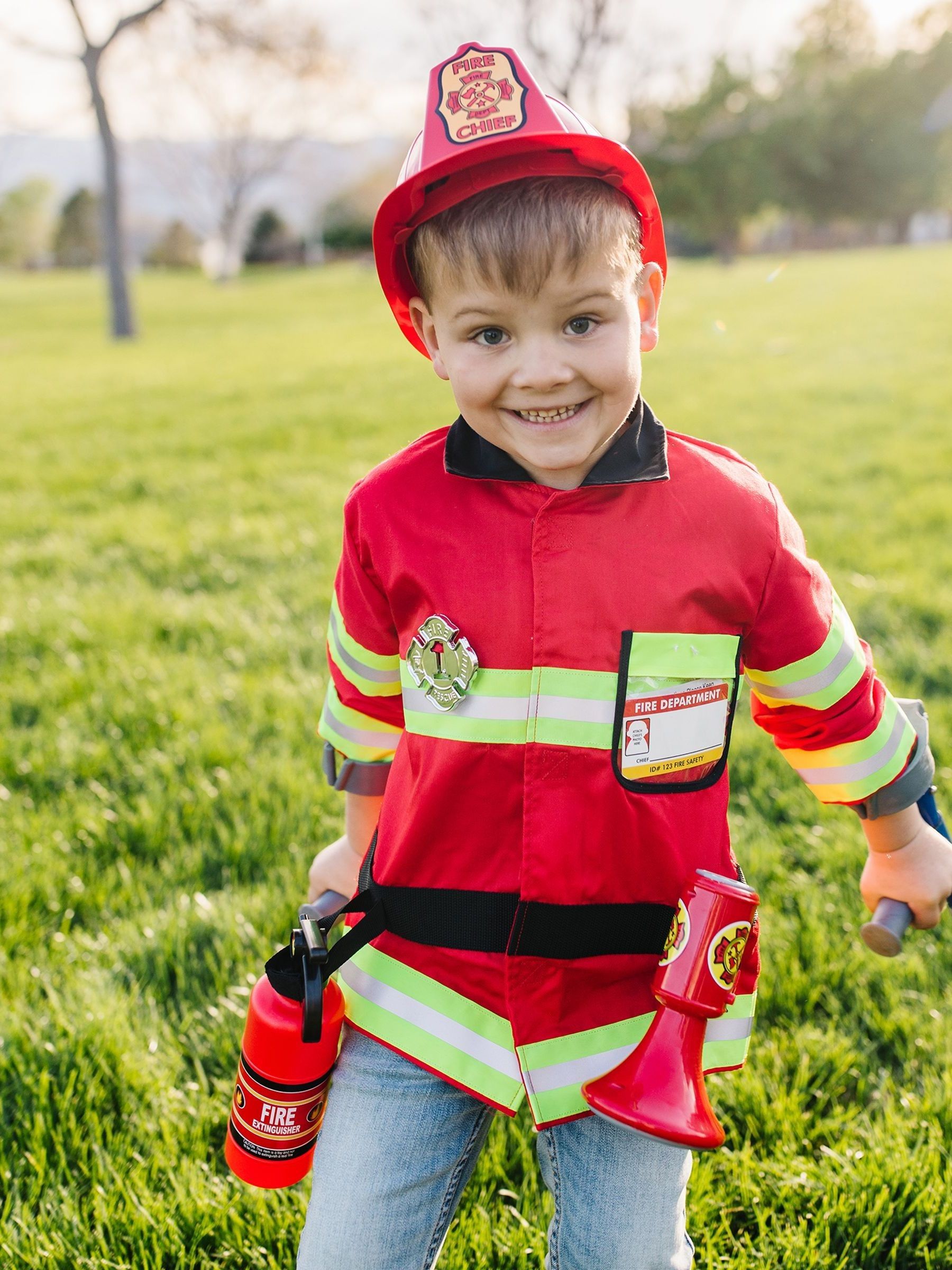 Buy Melissa Doug Fire Chief Role Play Costume Set from the Next UK online shop