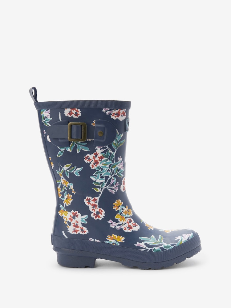 FatFace Floral Womens Mid Height Printed Wellies - Image 1 of 4