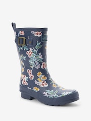 FatFace Floral Womens Mid Height Printed Wellies - Image 2 of 4