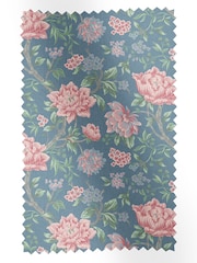 Laura Ashley Blue Tapestry Floral Fabric By The Metre - Image 2 of 2