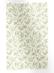 Laura Ashley Green Willow Leaf 100% Cotton Fabric By The Metre - Image 1 of 2