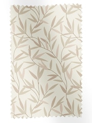 Laura Ashley Natural Willow Leaf 100% Cotton Fabric By The Metre - Image 1 of 2