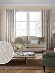 Laura Ashley Natural Willow Leaf Fabric By The Metre - Image 2 of 2