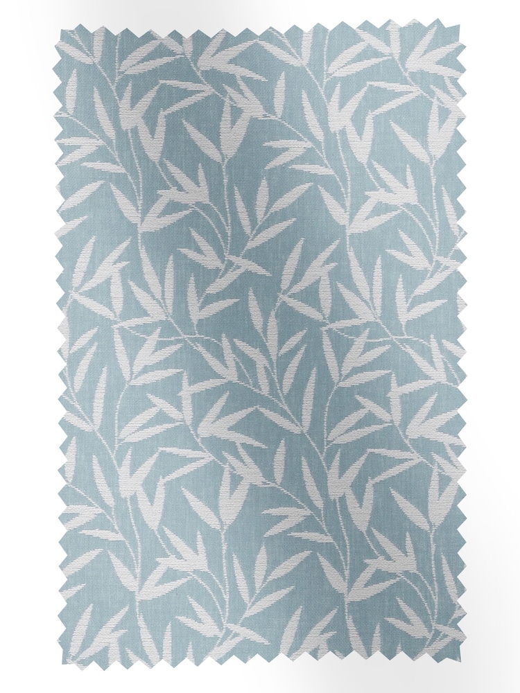 Laura Ashley Blue Willow Leaf Fabric By The Metre - Image 1 of 2