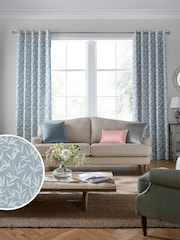 Laura Ashley Blue Willow Leaf Fabric By The Metre - Image 2 of 2
