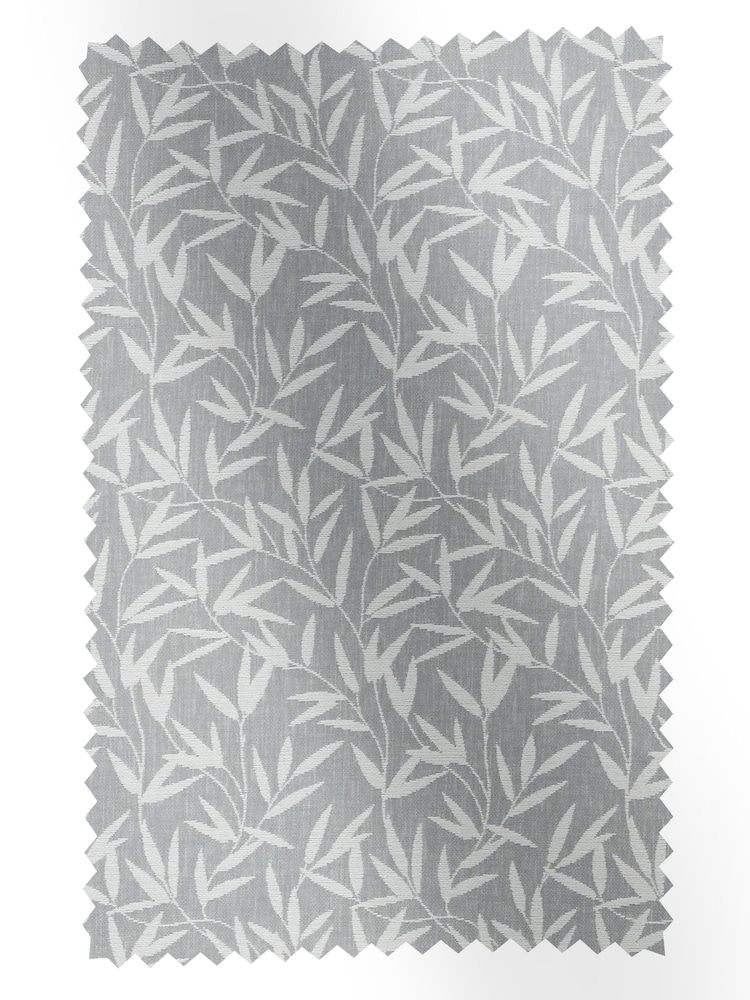 Laura Ashley Steel Grey Willow Leaf Fabric By The Metre - Image 1 of 2