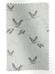 Laura Ashley Duck Egg Blue Animalia Embroidered Fabric By The Metre - Image 1 of 2