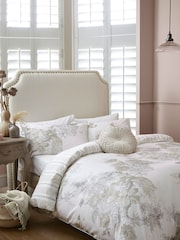 Laura Ashley Set of 2 Natural Birtle 100% Cotton Pillowcase - Image 2 of 4