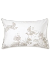 Laura Ashley Set of 2 Natural Birtle 100% Cotton Pillowcase - Image 3 of 4