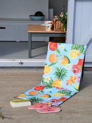 Summerhouse Multi Waikiki Foldable Beach Chair with Carry Handle (Fruity/Aqua Design) - Image 1 of 2