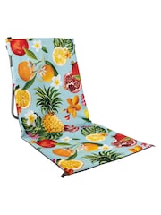Summerhouse Multi Waikiki Foldable Beach Chair with Carry Handle (Fruity/Aqua Design) - Image 2 of 2