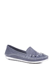Pavers Leather Slip-On Pumps - Image 2 of 5