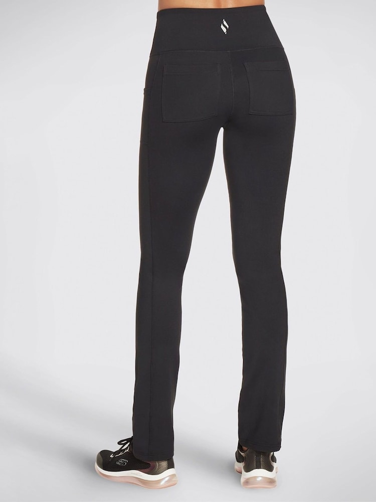 Skechers Black GO WALK High Waist Joy Joggers - Image 2 of 3
