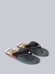 Animal Grey Light Mens Jekyl Flip Flops - Image 1 of 5