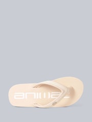 Animal Beige Womens Swish Flip Flops - Image 2 of 3