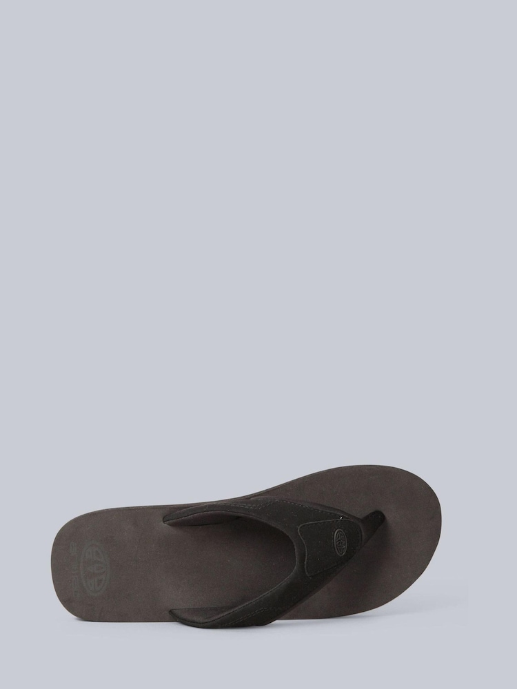 Animal Charcoal Grey Mens Jekyl Flip-Flops - Image 2 of 5