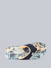 Animal Blue Acid Wash Womens Swish Flip Flops - Image 2 of 4