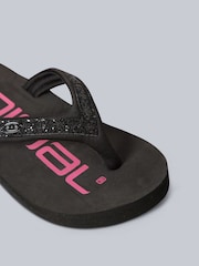Animal Black Swish Kids Flip Flops - Image 3 of 3