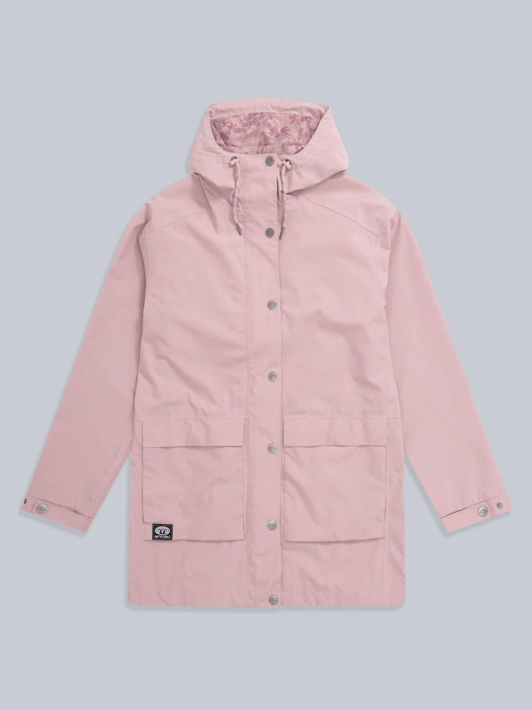 Animal Womens Pink Holywell Recycled Waterproof Jacket - Image 1 of 1