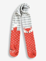 JoJo Maman Bébé Rust Cotton Rich Fox Tights - Image 1 of 1