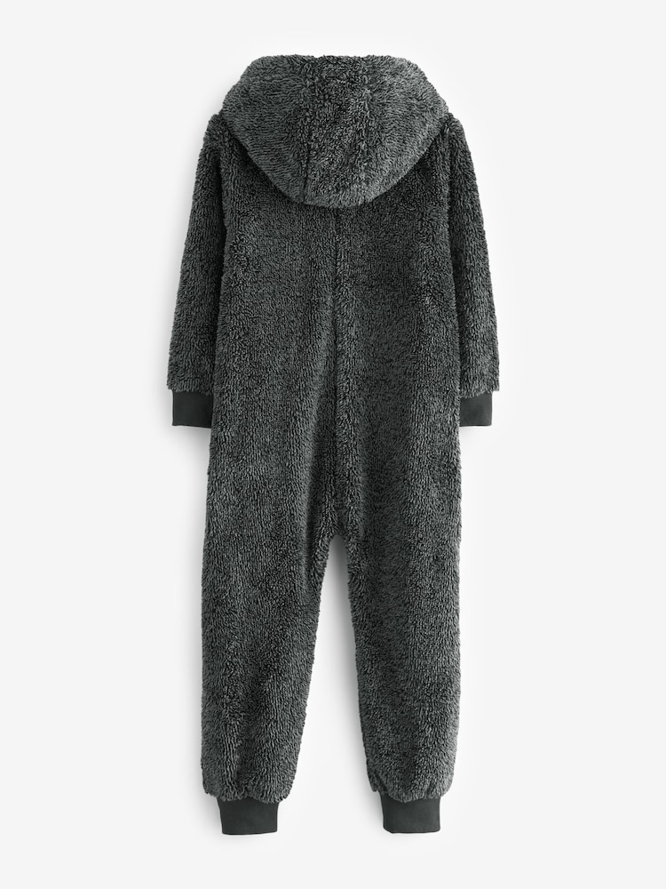 Grey Fleece All-In-One (3-16yrs) - Image 2 of 3
