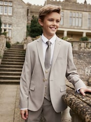 Taupe Suit: Jacket (12mths-16yrs) - Image 1 of 9