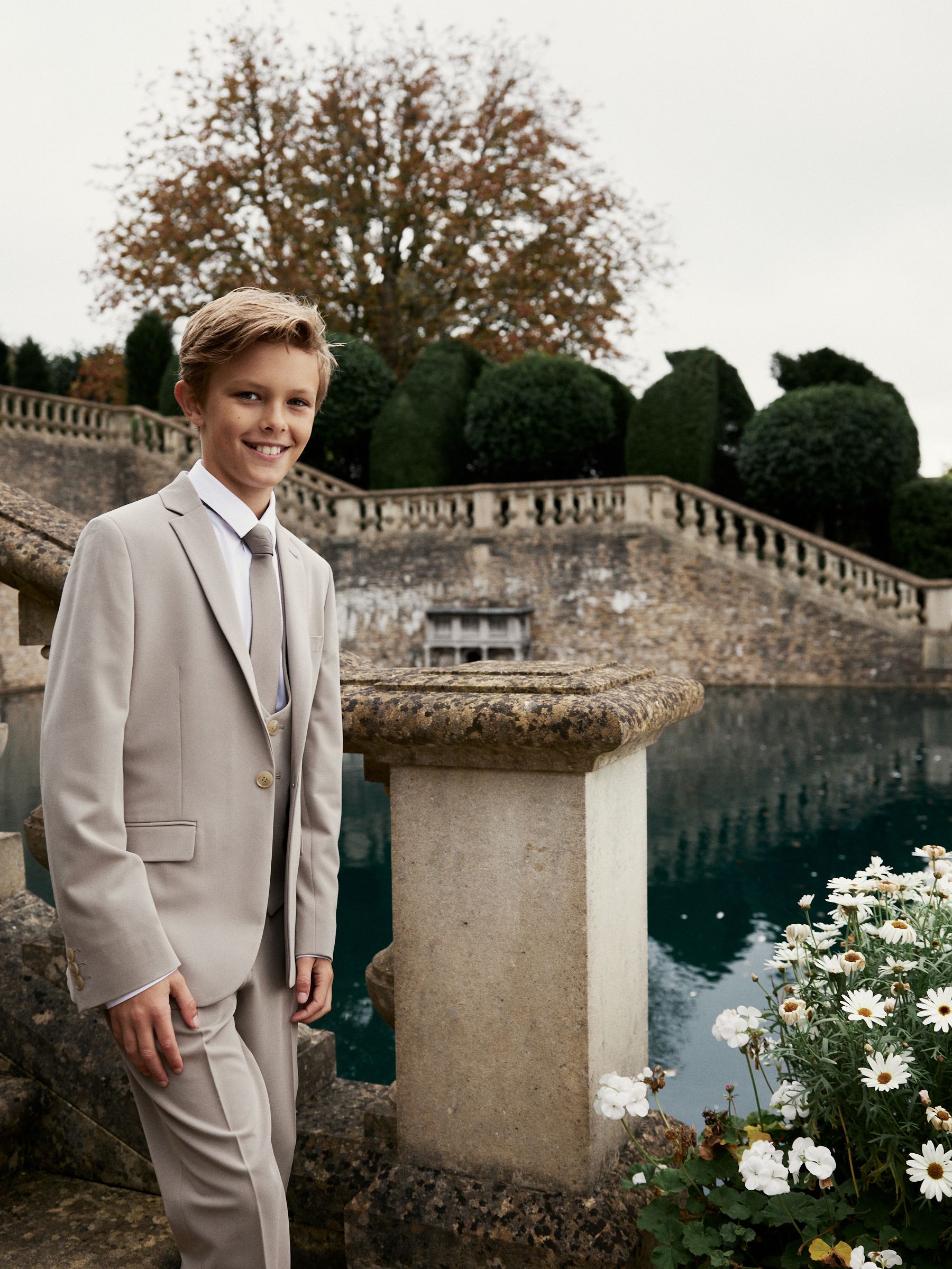 Buy Taupe Suit: Jacket (12mths-16yrs) from Next Luxembourg