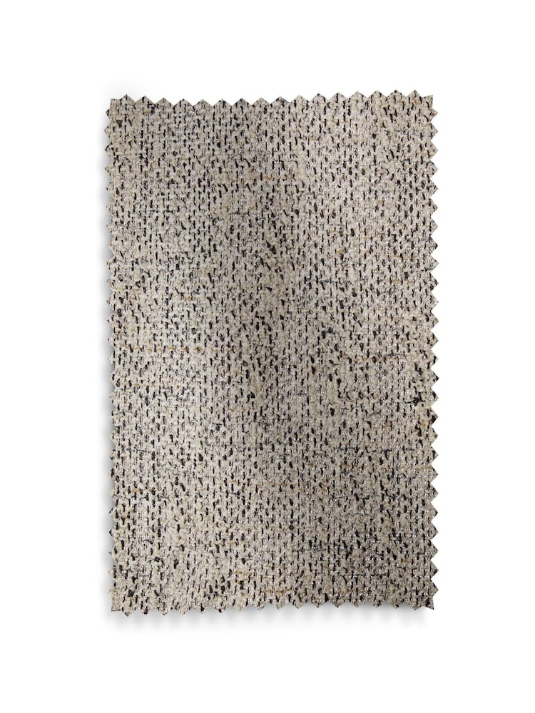 Natural Bobble Texture Lined Eyelet Curtains - Image 12 of 12