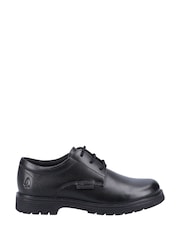Hush Puppies Senior Black Poly Shoes - Image 1 of 4