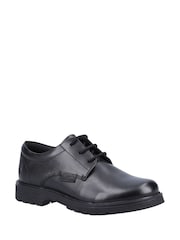 Hush Puppies Senior Black Poly Shoes - Image 2 of 4