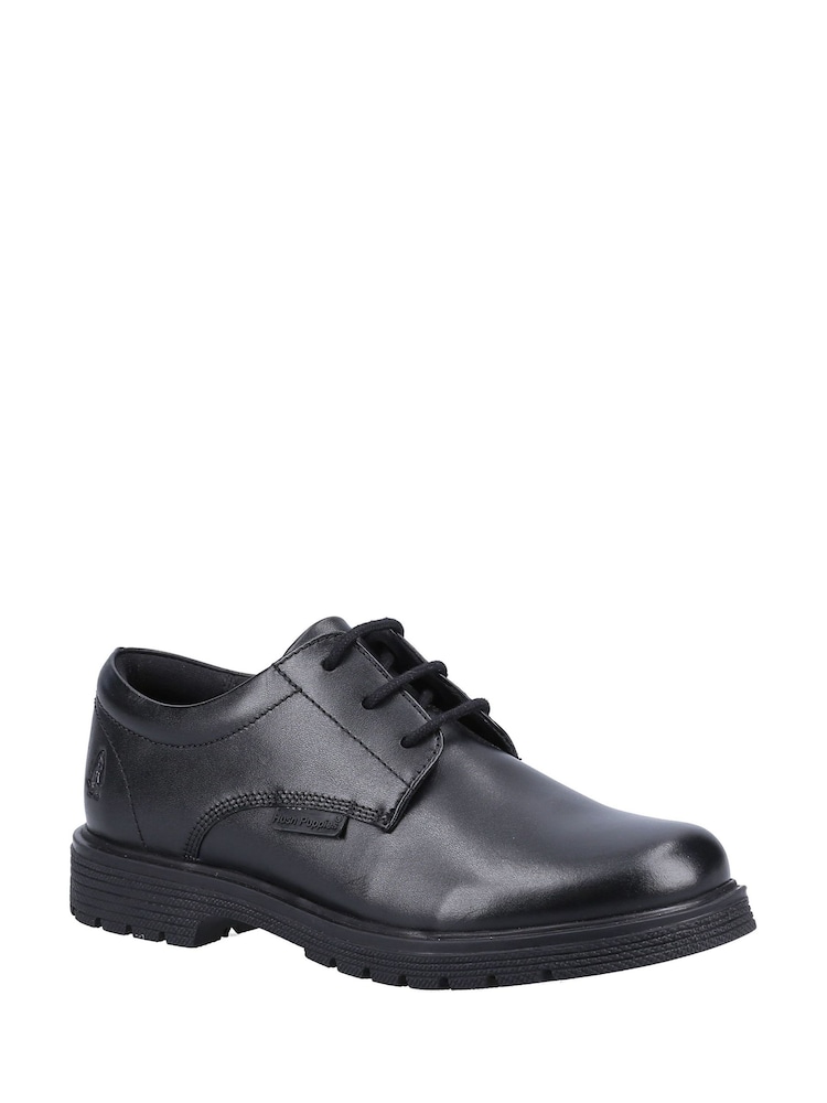 Hush Puppies Senior Black Poly Shoes - Image 2 of 4