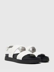 Schuh Tasha Leather Double Band Sandals - Image 1 of 4