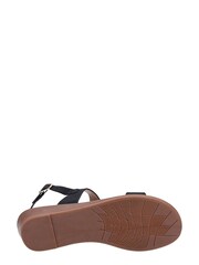 Fleet & Foster Black Lagos Summer Sandals - Image 4 of 4