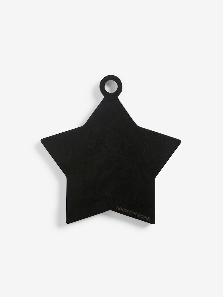 Rockett St George Black Wood Small Serve Board Star - Image 4 of 4
