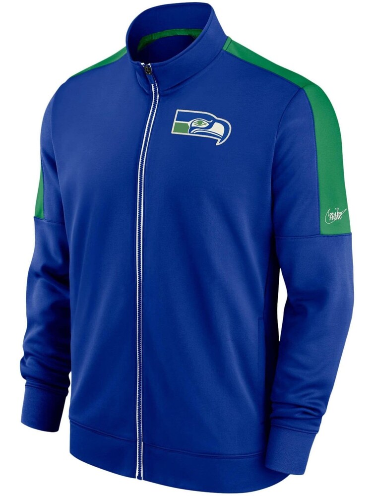 Nike Blue NFL Fanatics Seattle Seahawks Track Jacket - Image 2 of 3
